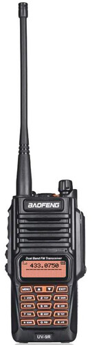 Купить Радиостанция Baofeng UV-9R черный  9222096. Характеристики, отзывы и цены в Донецке