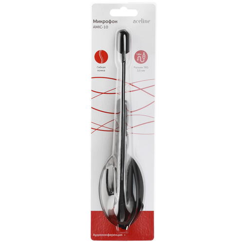 Купить Микрофон Aceline AMIC-10 черный  1642737. Характеристики, отзывы и цены в Донецке