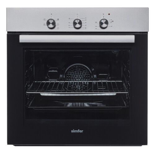 Купить Электрический духовой шкаф Simfer B6EM16001 серебристый  5341742. Характеристики, отзывы и цены в Донецке
