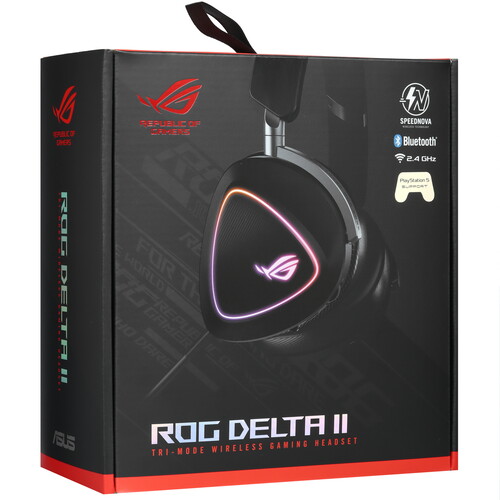Купить Беспроводные/проводные наушники ASUS ROG Delta II черный 2024  5612614. Характеристики, отзывы и цены в Донецке