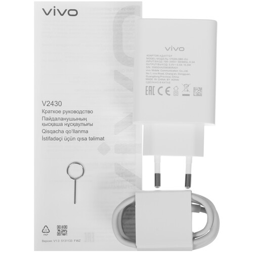 Купить 6.74" Смартфон Vivo Y04 128 ГБ зеленый  5620450. Характеристики, отзывы и цены в Донецке