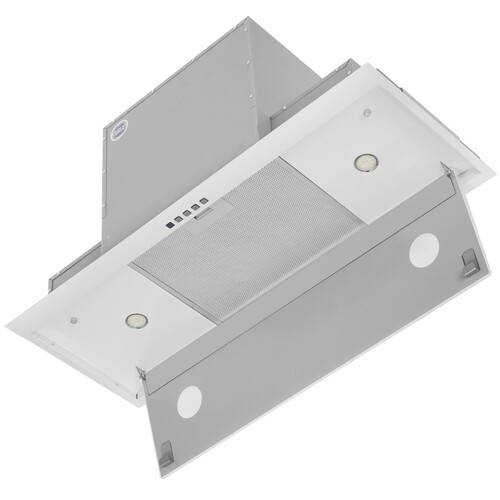 Купить Вытяжка полновстраиваемая Akpo WK-6 Neva glass 80 серебристый/белый  5354592. Характеристики, отзывы и цены в Донецке