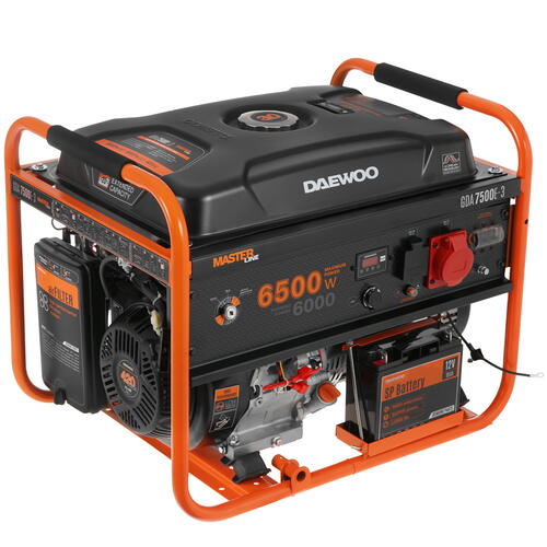 Купить Электрогенератор   бензиновый Daewoo GDA 7500E-3  1133332. Характеристики, отзывы и цены в Донецке