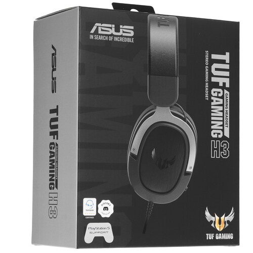 Купить Проводные наушники ASUS TUF Gaming H3 серый  5443556. Характеристики, отзывы и цены в Донецке