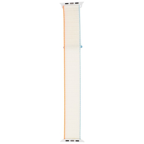 Купить Ремешок Red Line для Apple Watch 42/ 44/ 45mm белый/голубой, оранжевый  5607943. Характеристики, отзывы и цены в Донецке