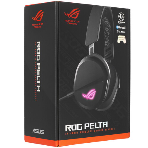 Купить Беспроводные/проводные наушники ASUS ROG Pelta черный 2024  5612612. Характеристики, отзывы и цены в Донецке