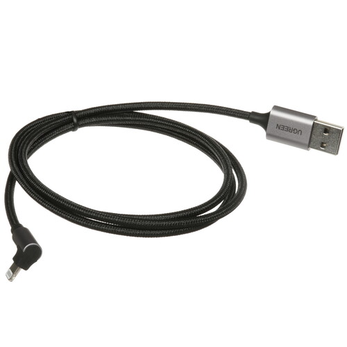 Купить Кабель круглый Ugreen Lightning 8-pin MFI - USB 2.0 Type-A черный 1 м  9983702. Характеристики, отзывы и цены в Донецке