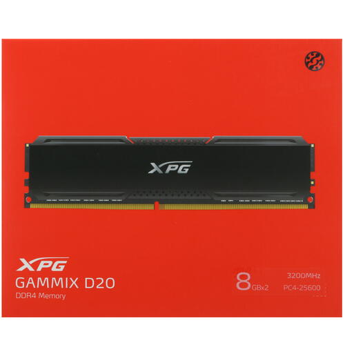 Купить Оперативная память ADATA XPG GAMMIX D20 [AX4U32008G16A-DCBK20] 16 ГБ  4847440. Характеристики, отзывы и цены в Донецке