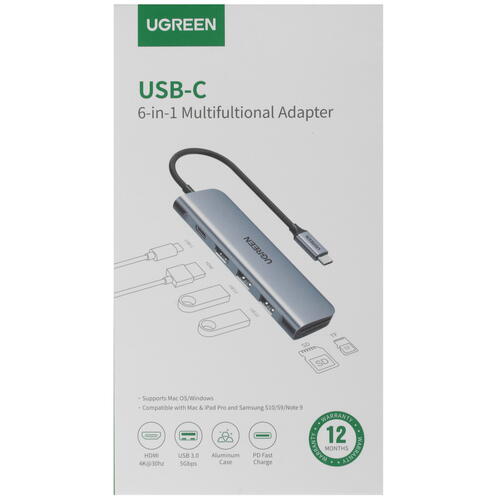 Купить Док-станция Ugreen CM195  4855608. Характеристики, отзывы и цены в Донецке