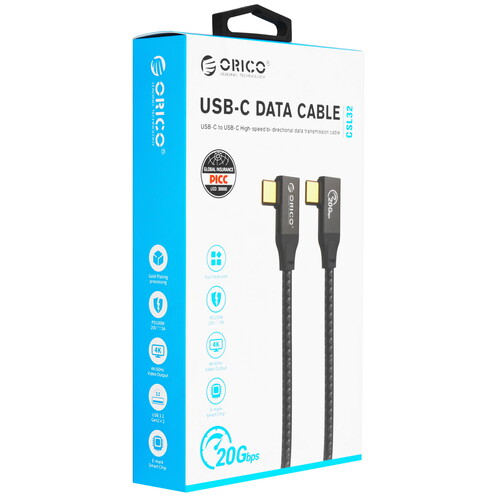 Купить Кабель круглый ORICO USB Type-C - USB Type-C черный 2 м  5499029. Характеристики, отзывы и цены в Донецке