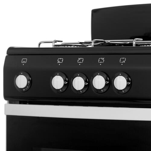 Купить Газовая плита De Luxe 5040.38Г (Щ) черный  1186050. Характеристики, отзывы и цены в Донецке