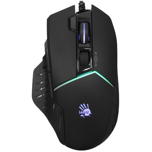 Купить Мышь проводная A4Tech Bloody W95 Max [W95 MAX STONE BLACK] черный  5402110. Характеристики, отзывы и цены в Донецке