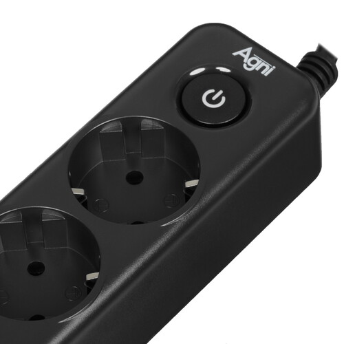 Купить Сетевой фильтр AGNI TP-FD5E черный  9289326. Характеристики, отзывы и цены в Донецке