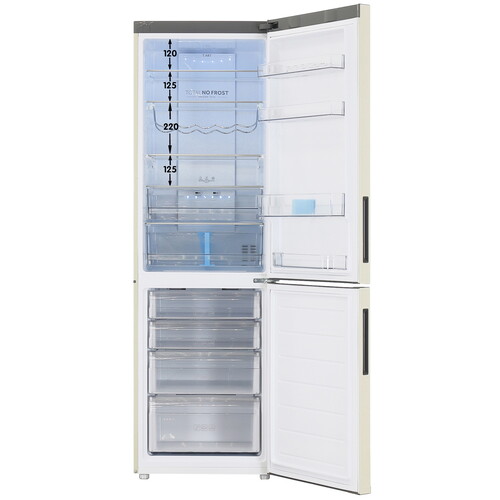 Купить Холодильник с морозильником  Haier C2F636CCRGU1 бежевый  5463891. Характеристики, отзывы и цены в Донецке