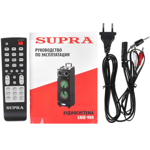 Купить Портативная аудиосистема SUPRA SMB-980, черный  9943490. Характеристики, отзывы и цены в Донецке