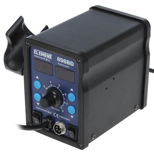 Купить Паяльная станция ELEMENT 898BD  8105949. Характеристики, отзывы и цены в Донецке