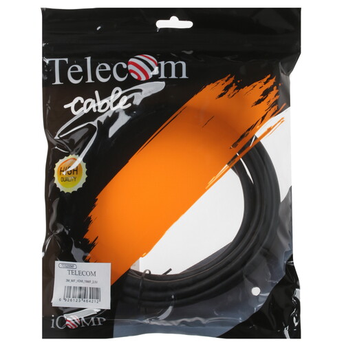 Купить Кабель  Telecom HDMI - HDMI, 3 м  4862888. Характеристики, отзывы и цены в Донецке