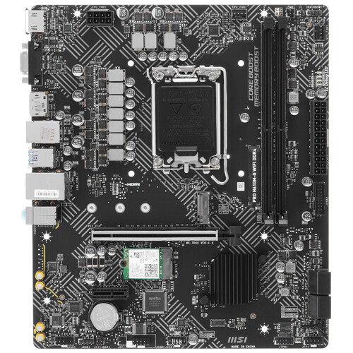 Купить Материнская плата MSI PRO H610M-G WIFI DDR4  5409354. Характеристики, отзывы и цены в Донецке