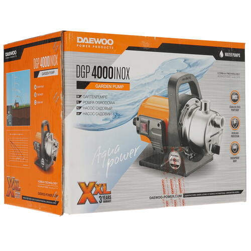 Купить Поверхностный насос Daewoo DGP 4000 inox  5311041. Характеристики, отзывы и цены в Донецке