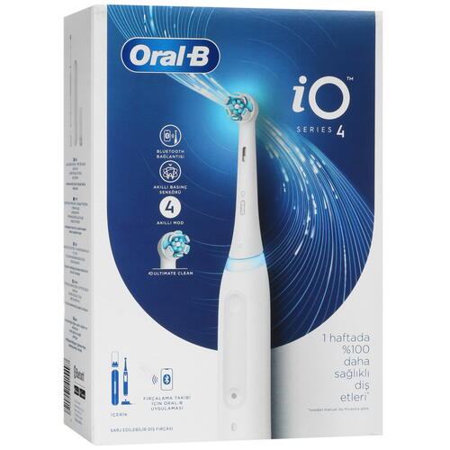 Купить Электрическая зубная щетка Braun Oral-B iO Series 4/iOG4 белый  9058286. Характеристики, отзывы и цены в Донецке