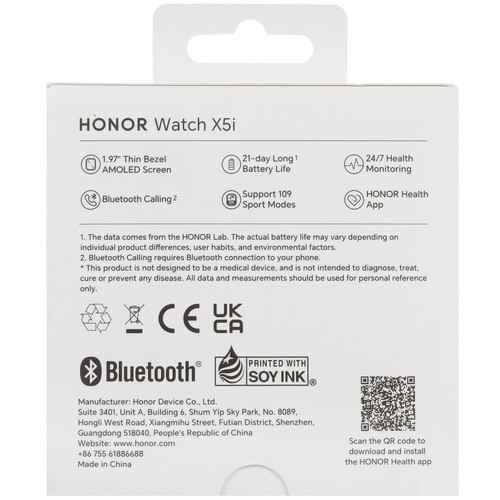 Купить Смарт-часы HONOR Watch X5i  5678940. Характеристики, отзывы и цены в Донецке