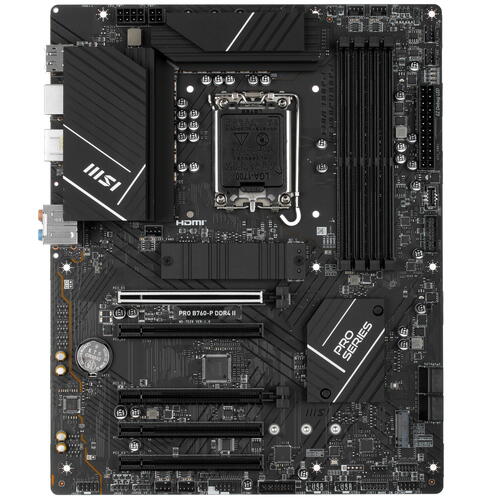 Купить Материнская плата MSI PRO B760-P DDR4 II  5435323. Характеристики, отзывы и цены в Донецке