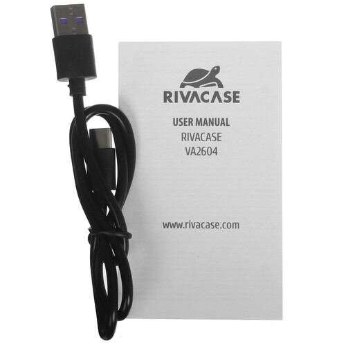Купить Портативный аккумулятор RIVACASE VA2604 черный  9294467. Характеристики, отзывы и цены в Донецке