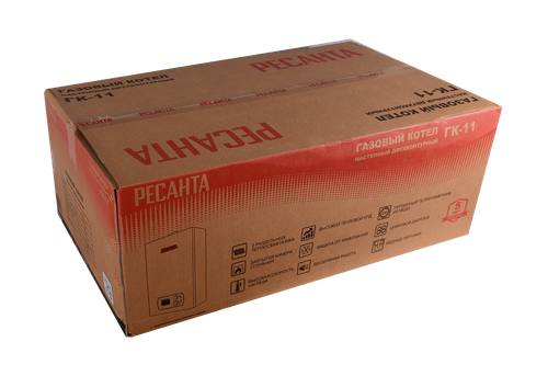 Купить Газовый котел Ресанта ГК-11 настенный  5480545. Характеристики, отзывы и цены в Донецке