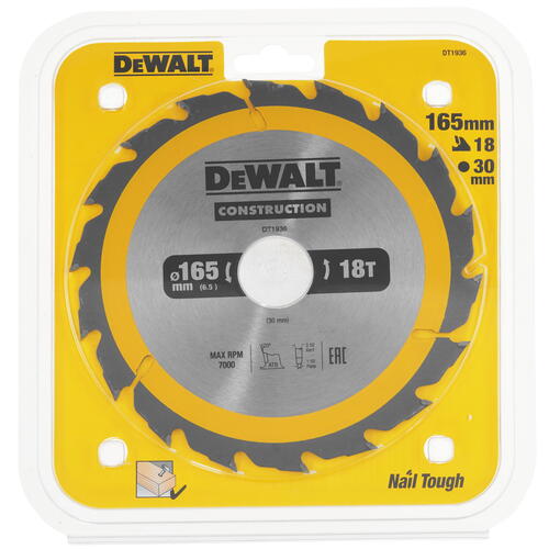 Купить Диск пильный DeWalt CONSTRUCTION DT1936  9013959. Характеристики, отзывы и цены в Донецке