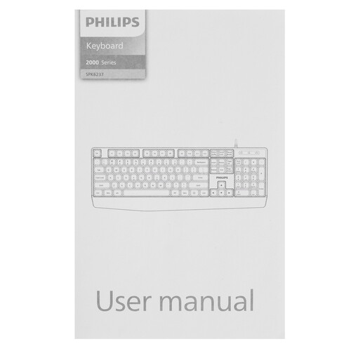 Купить Клавиатура  проводная Philips SPK6237  9251633. Характеристики, отзывы и цены в Донецке