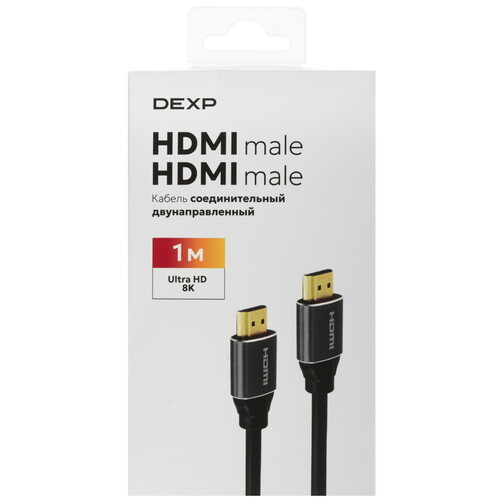 Купить Кабель  DEXP HDMI - HDMI, 1 м  5453913. Характеристики, отзывы и цены в Донецке