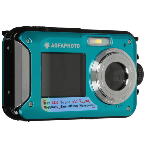 Купить Компактный фотоаппарат AgfaPhoto Realyshot WP8000 голубой  5468003. Характеристики, отзывы и цены в Донецке