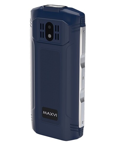 Купить Сотовый телефон Maxvi P101 синий/серебристый  9064652. Характеристики, отзывы и цены в Донецке