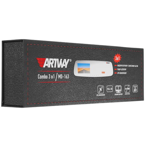Купить Видеорегистратор-зеркало с радар-детектором Artway MD-163  4813531. Характеристики, отзывы и цены в Донецке