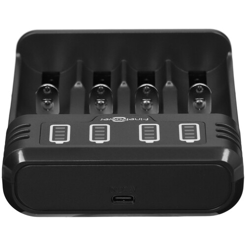 Купить Зарядное устройство FinePower E4  5096995. Характеристики, отзывы и цены в Донецке