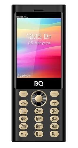 Купить Сотовый телефон BQ 3598 Barrel XXL золотистый/черный  9111967. Характеристики, отзывы и цены в Донецке