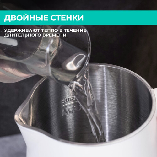 Купить Электрочайник Timberk T-EK21S103WF белый  9091194. Характеристики, отзывы и цены в Донецке
