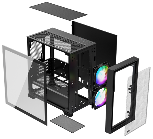 Купить Корпус PCCooler C3D310 BK ARGB  5459016. Характеристики, отзывы и цены в Донецке