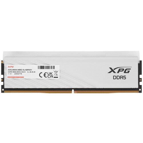 Купить Оперативная память ADATA LANCER BLADE RGB [AX5U5600C468G-SLABRWH] 8 ГБ  5618478. Характеристики, отзывы и цены в Донецке