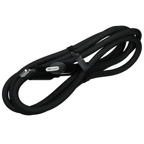 Купить Кабель круглый WIIIX Lightning 8-pin - USB Type-C черный 1 м  5614906. Характеристики, отзывы и цены в Донецке