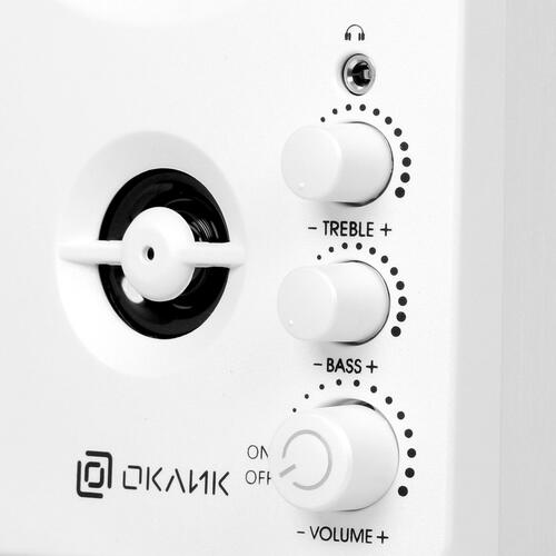 Купить Колонки Oklick OK-164 белый  4723201. Характеристики, отзывы и цены в Донецке