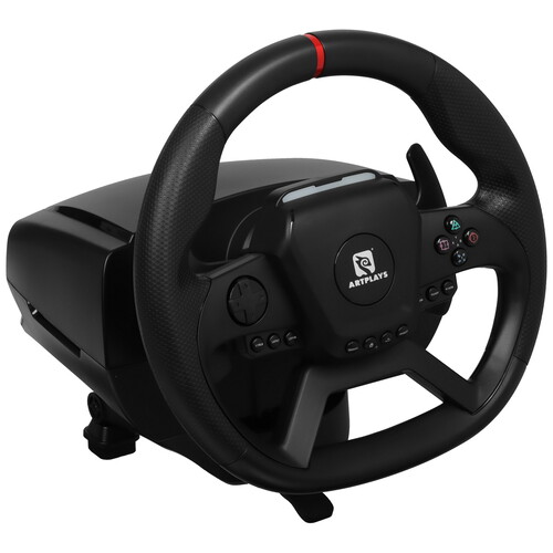 Купить Руль Artplays V-1500 Force Feedback черный  9134364. Характеристики, отзывы и цены в Донецке