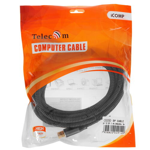 Купить Кабель  Telecom DisplayPort - DisplayPort, 3 м  5343278. Характеристики, отзывы и цены в Донецке