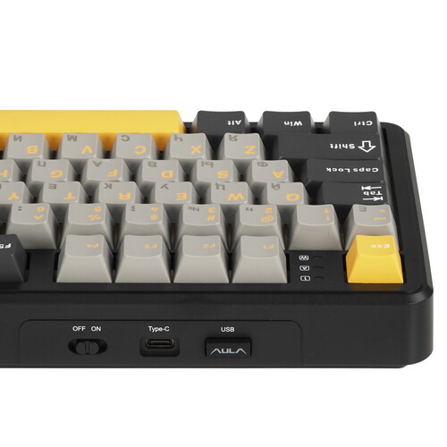 Купить Клавиатура проводная + беспроводная AULA F108 PRO  9260572. Характеристики, отзывы и цены в Донецке