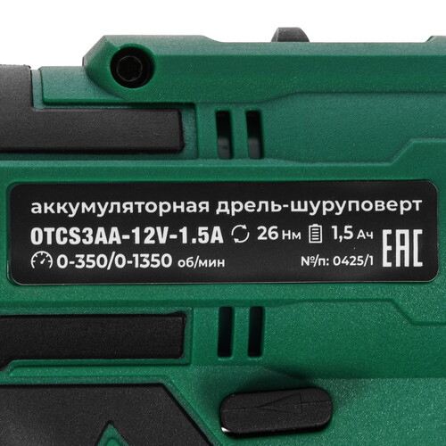 Купить Дрель-шуруповерт OVK TOOLS OTCS3AA-12V-1.5A  9308503. Характеристики, отзывы и цены в Донецке