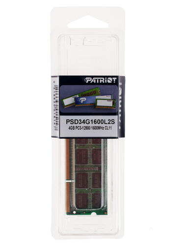 Купить Оперативная память SODIMM Patriot Signature Line [PSD34G1600L2S] 4 ГБ  1087672. Характеристики, отзывы и цены в Донецке