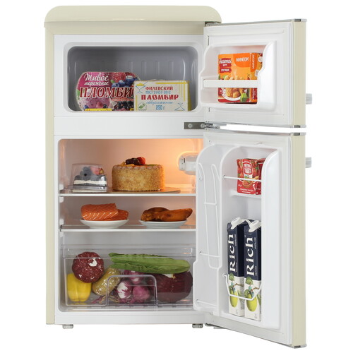 Купить Холодильник компактный   Tesler RT-97 бежевый  9115139. Характеристики, отзывы и цены в Донецке