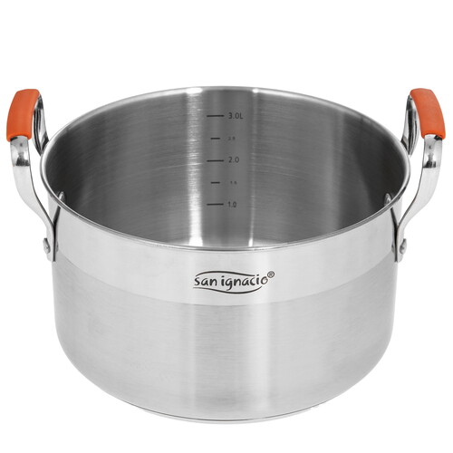 Купить Кастрюля San Ignacio Compact SG- 9617 3.5 л 20 см серебристый  9150102. Характеристики, отзывы и цены в Донецке