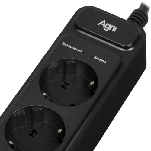 Купить Сетевой фильтр AGNI TP-FS5E черный  9289346. Характеристики, отзывы и цены в Донецке