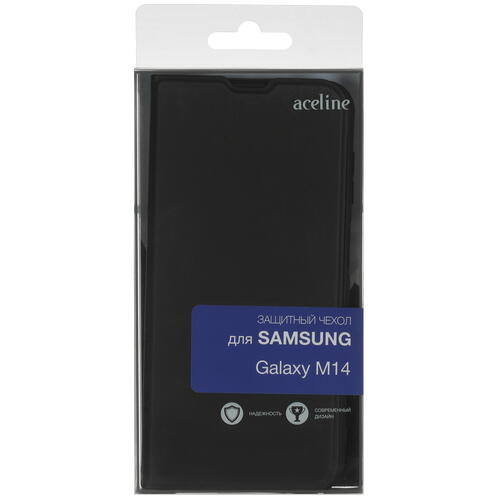 Купить Чехол-книжка  Aceline Kors для Samsung Galaxy M14 черный  5421095. Характеристики, отзывы и цены в Донецке